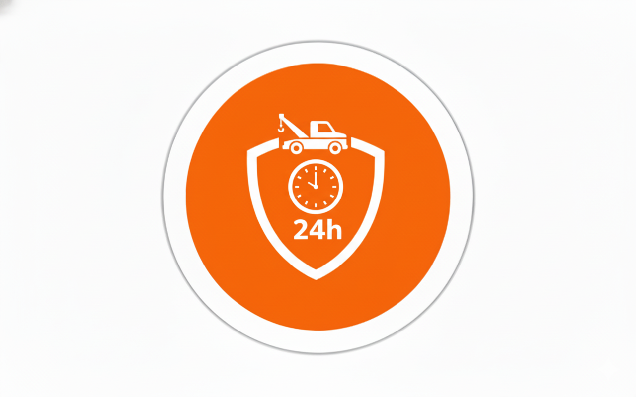 [Ícone: Assistência 24h]